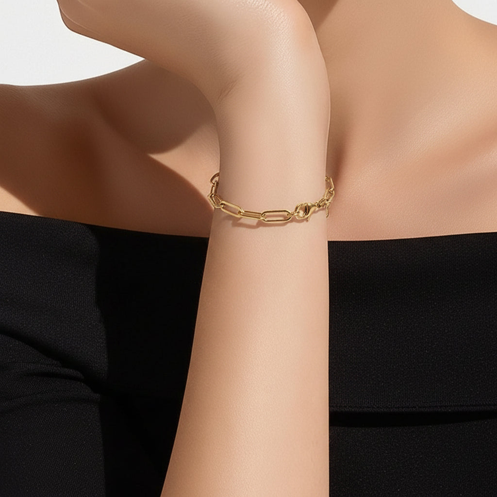 Paperclip Chain Bracelet