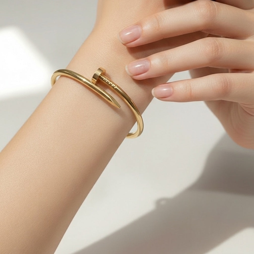 Nail Bangle Bracelet