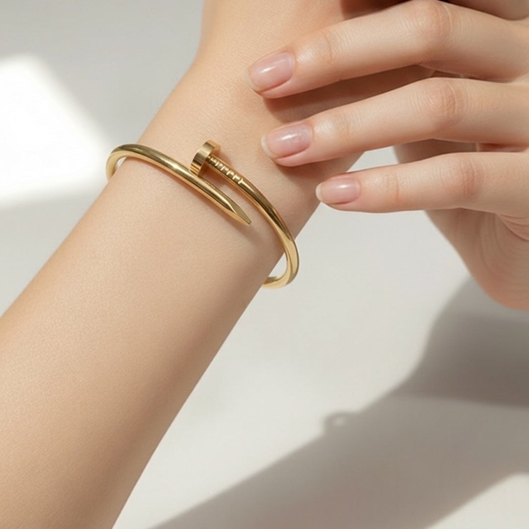 Nail Bangle Bracelet