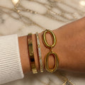 FIVE85 3-Piece 18K Gold PVD Chunky Stack Set