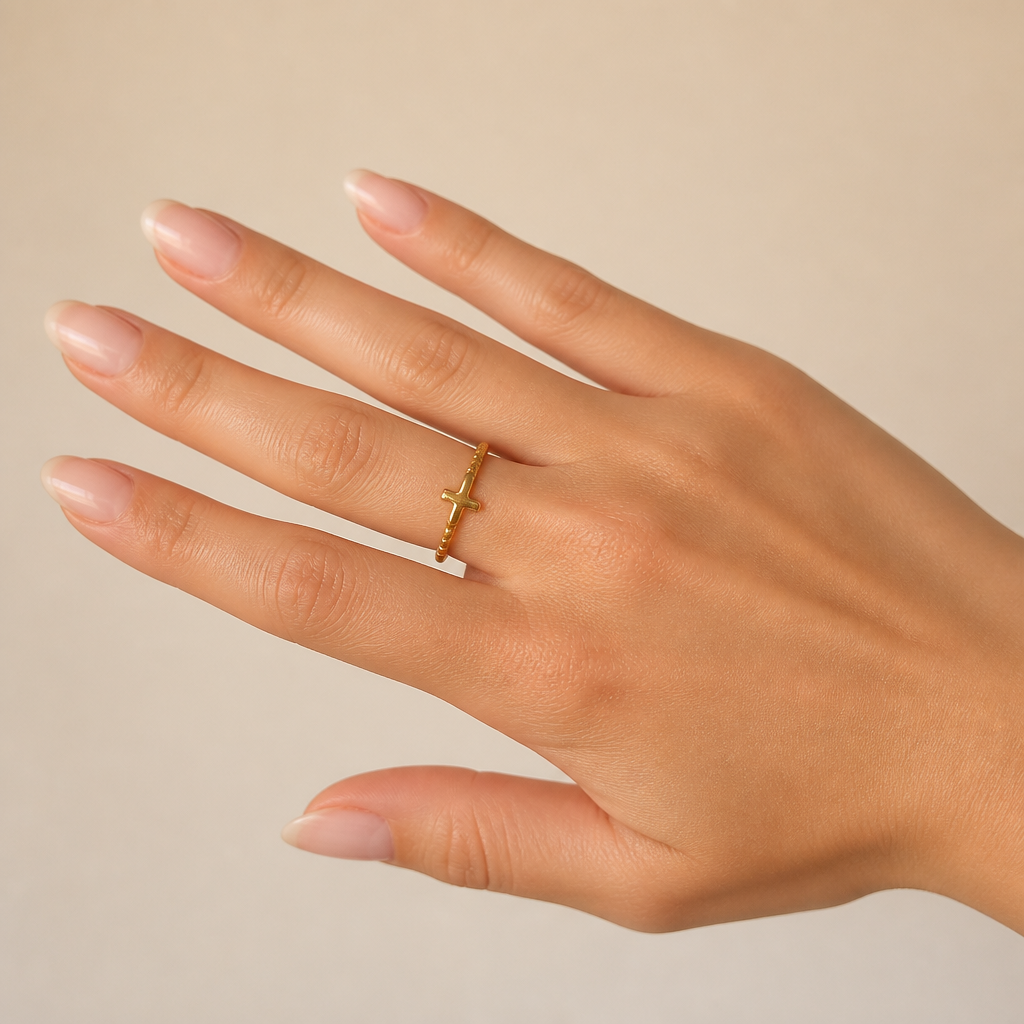 Faith Cross Ring