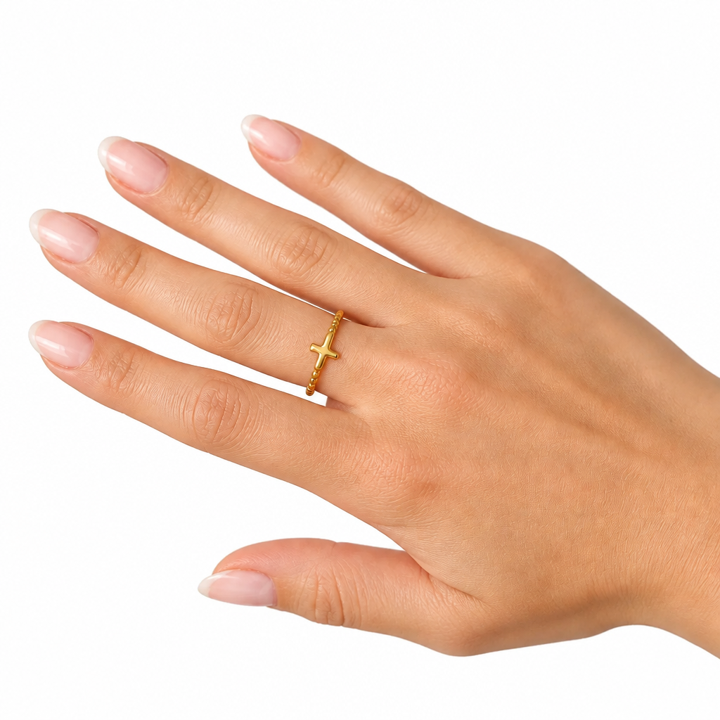 Faith Cross Ring