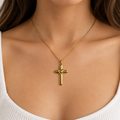 Heart Cross Charm