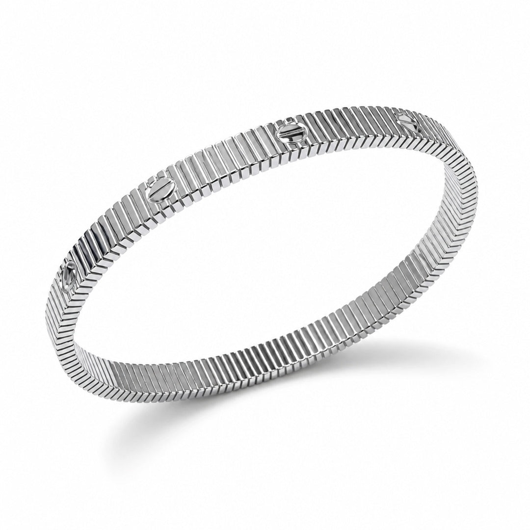Chic Heavy Metal Watch Band Luxury Chain Bracelet, 17cm