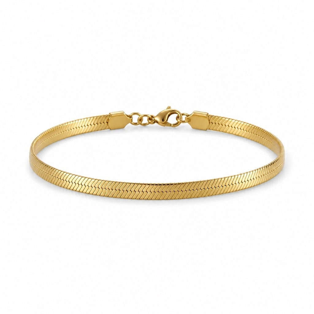 Herringbone Chain Bracelet 3mm