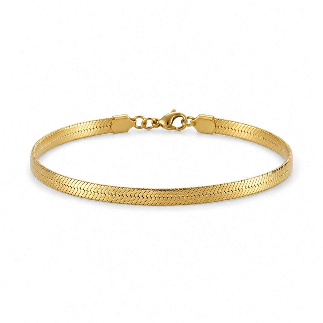 Herringbone Chain Bracelet 3mm