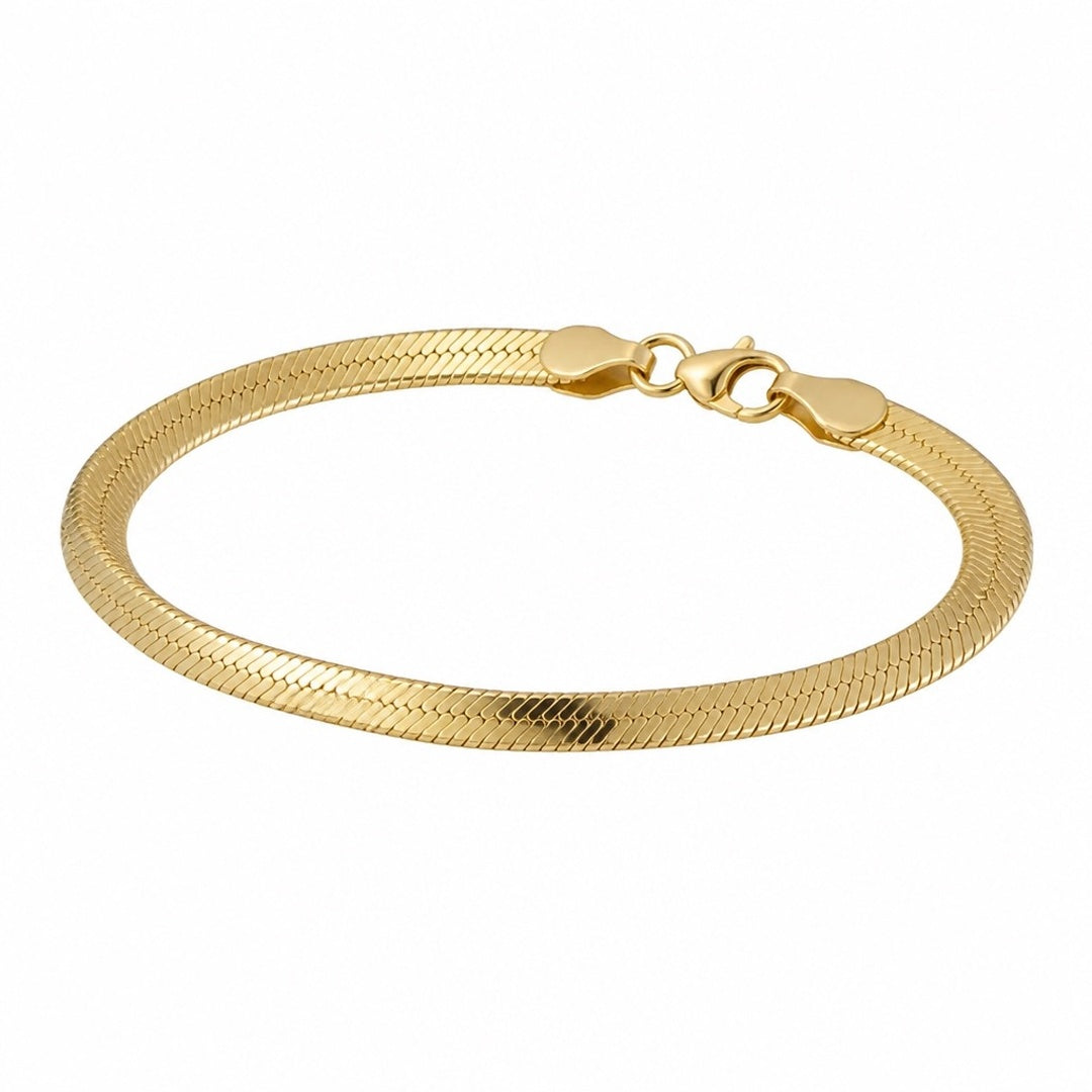 Herringbone Chain Bracelet 3mm
