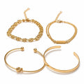 Paris Bracelet Set, Gold
