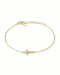X Bracelet, Gold