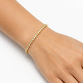 18K Gold PVD Classic Tennis Bracelet
