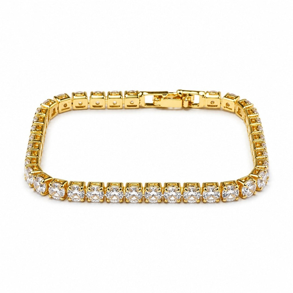 18K Gold PVD Tennis Bracelet