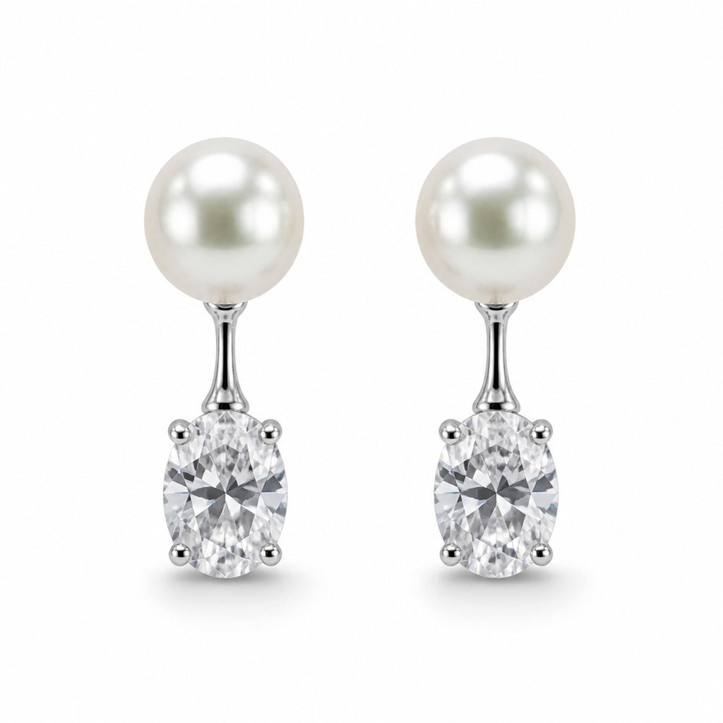 Long Oval Earrings