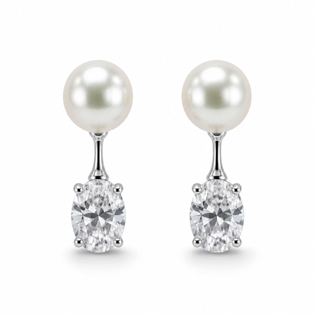 Long Oval Earrings