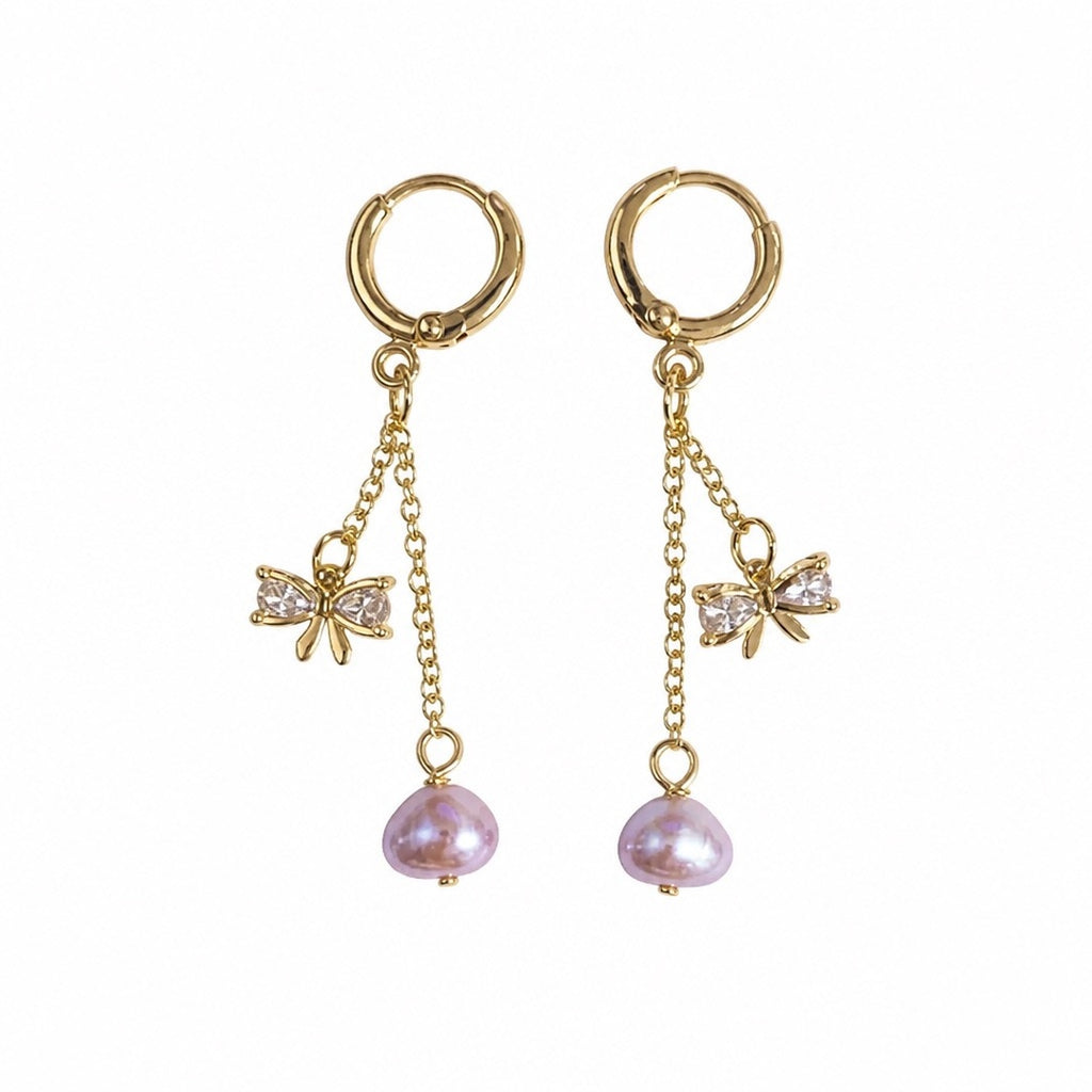 Freshwater Pearl Earrings No.12