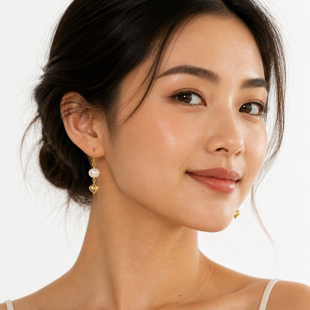Freshwater Pearl Earrings No.4