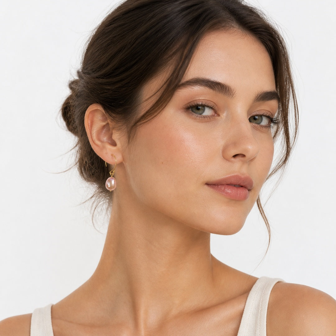 Freshwater Pearl Earrings No.9