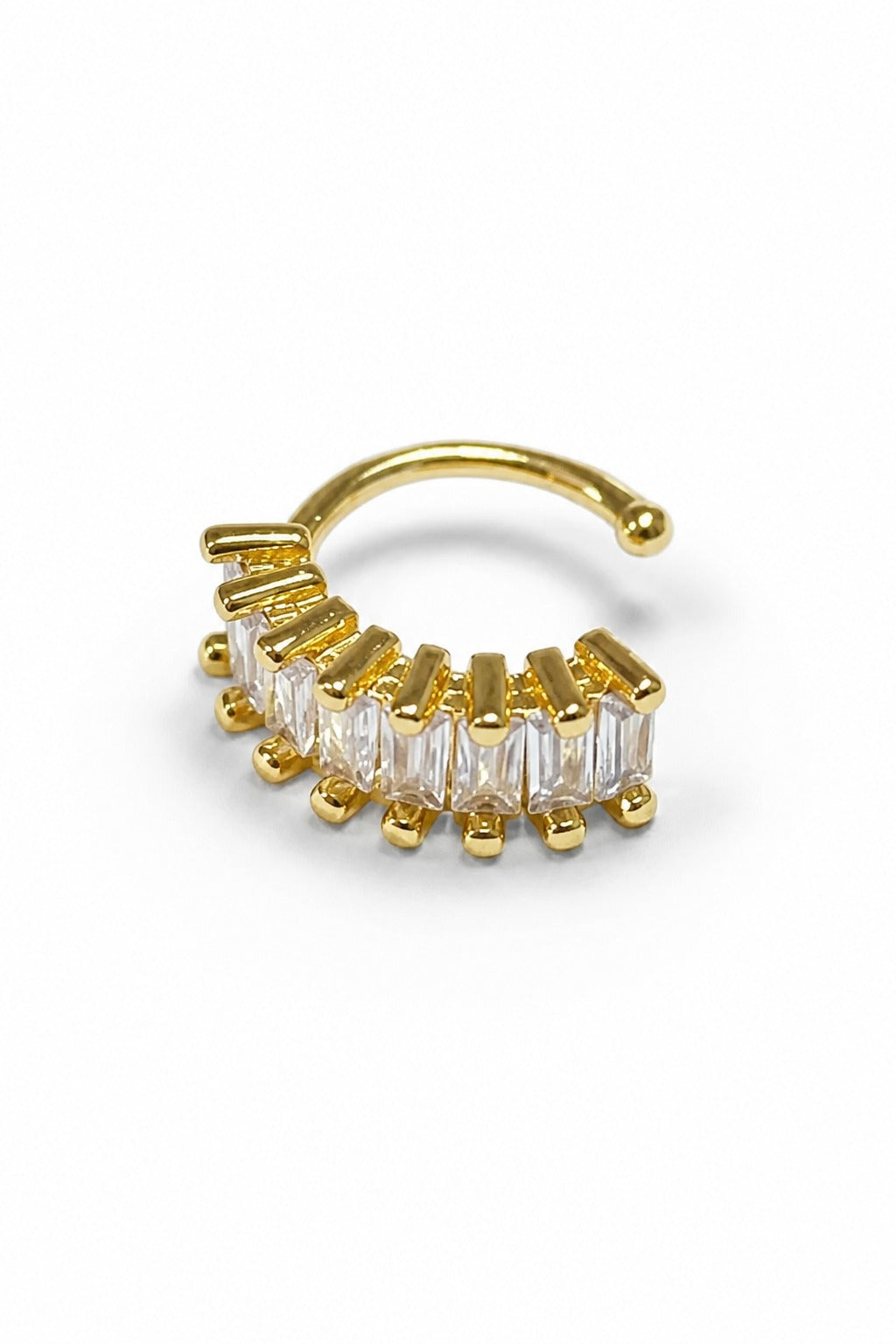 18K Gold PVD Radiant Arc Ear Cuff