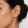 18K Gold PVD Radiant Arc Ear Cuff