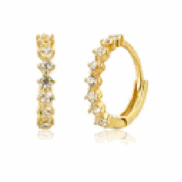 Earrings Le Chic, Gold Brilliant