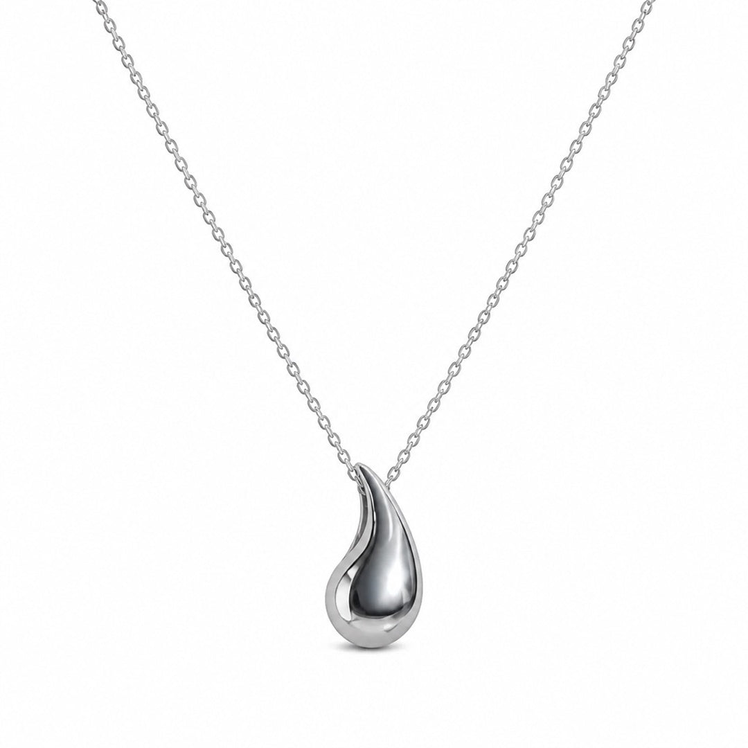 Tear Drop Charm Necklace