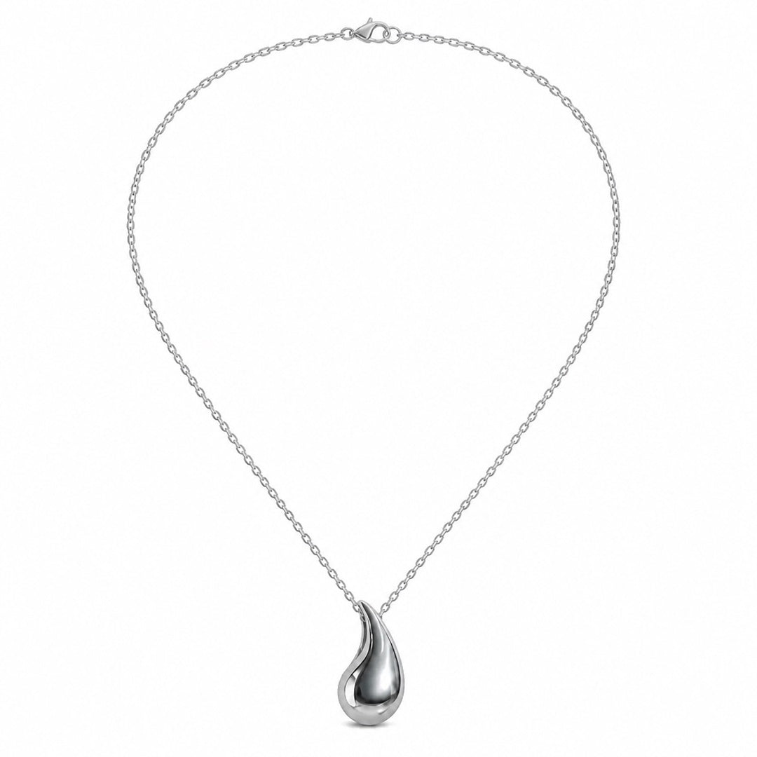 Tear Drop Charm Necklace