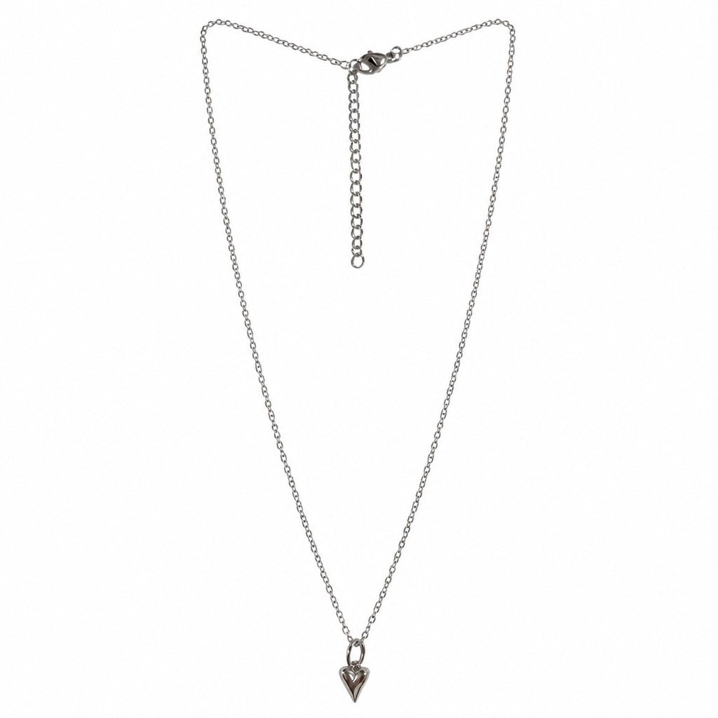 Pointed Heart Pendant Necklace