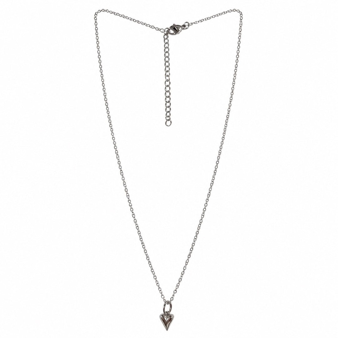 Pointed Heart Pendant Necklace