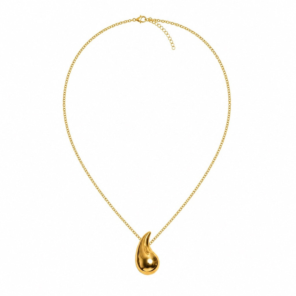 Tear Drop Charm Necklace