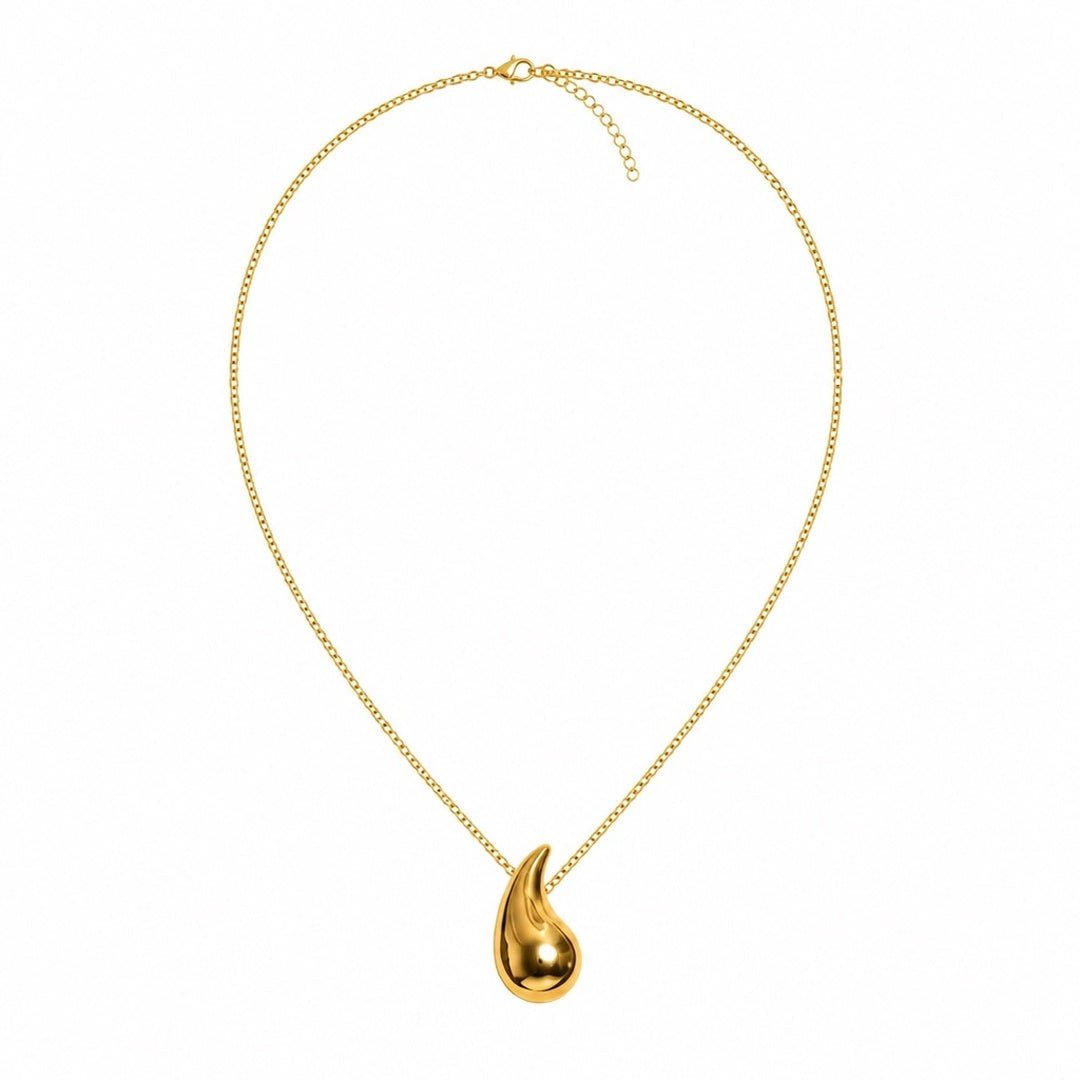 Tear Drop Charm Necklace