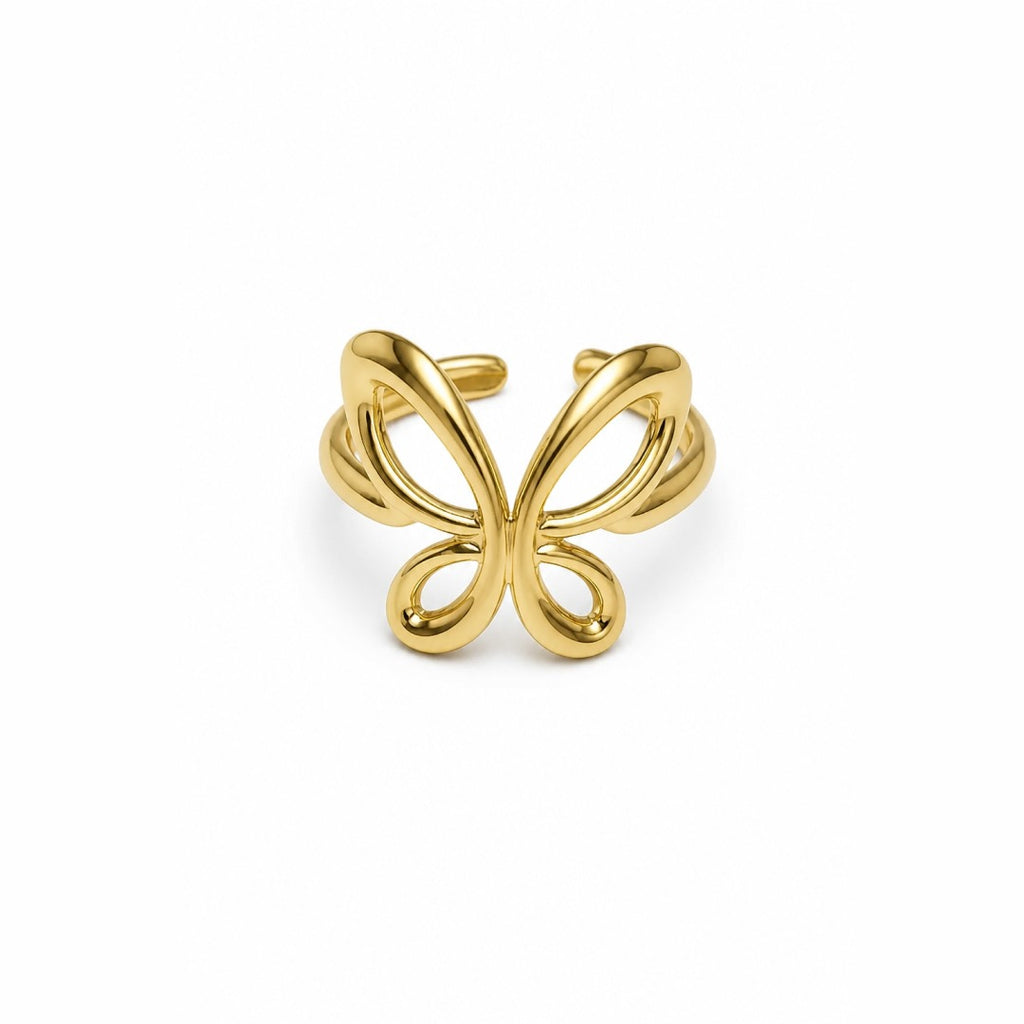 Hollow Butterfly Ring