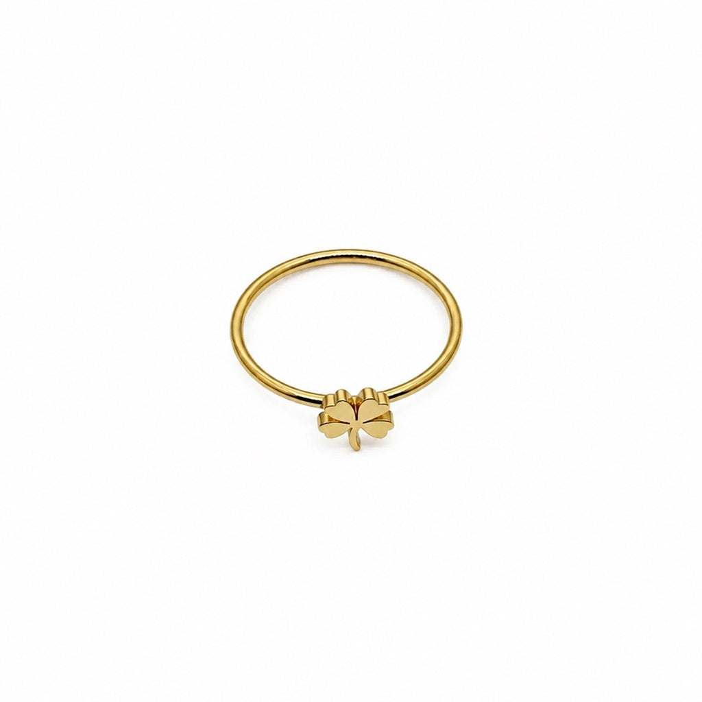 Four Leaf Clover Symbol Ring